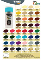 40 colors of leather spray paint
