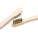 Suede brush brass wire