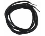 Black Round Thin Laces