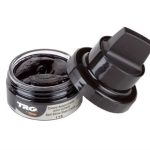 Black Shoe Cream with Sponge