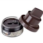 Dark Brown Shoe Cream with Sponge
