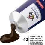 Dark Brown Leather Cream